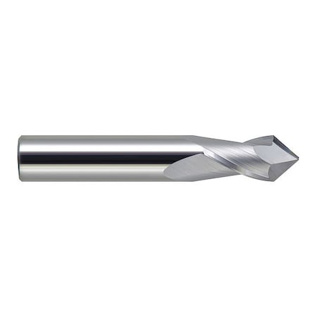 Drill Mill, Carbide, 90 Deg., 1/8 X 1/2, Number Of Flutes: 2