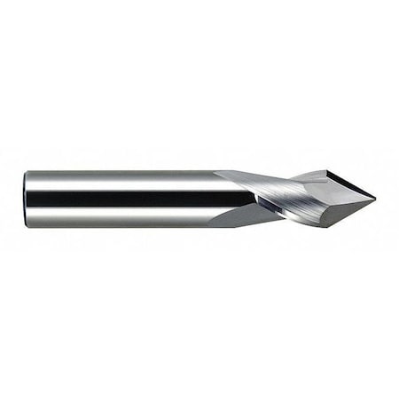 Carbide Drill Mill 60Deg 3/4X1-1/2, Number Of Flutes: 2