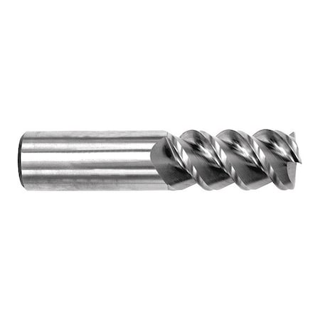 End Mill, HP, Carbide, Square, 3/4 X 1-1/2, Number Of Flutes: 3