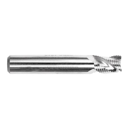 Fine Rougher End Mill, Chamfer, 1/2 X 2, Overall Length: 4