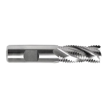 Coarse-Rougher End Mill, Square, 1/2, Length Of Cut: 5/8