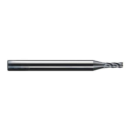 End Mill, Carbide, GP, Square, 5/64 X 3/16, Number Of Flutes: 4