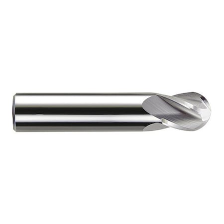 End Mill, Carbide, GP, Ball, 3/8 X 5/8, Number Of Flutes: 4
