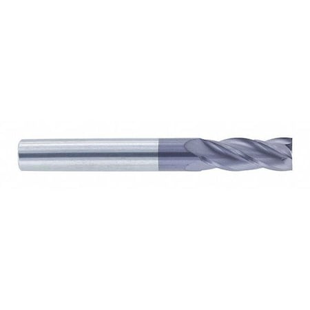 End Mill, Carbide, GP, Square, 21/64 X 7/8, Number Of Flutes: 4