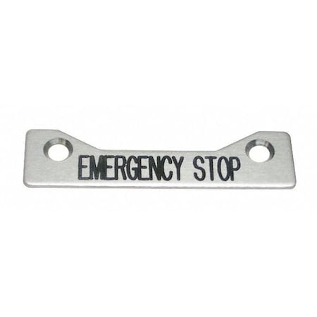 Standard Legend Plate,Emergency Stop