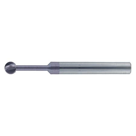 End Mill, Ball, 300 Deg., 1/2, Number Of Flutes: 4