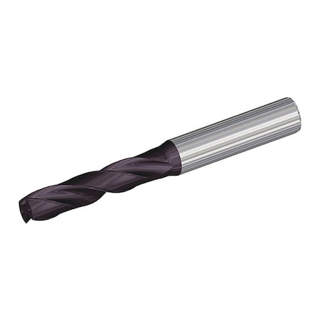 Drill, 16.00 Mm Size, 180  Degrees Point Angle, Straight Shank, Helical Flute