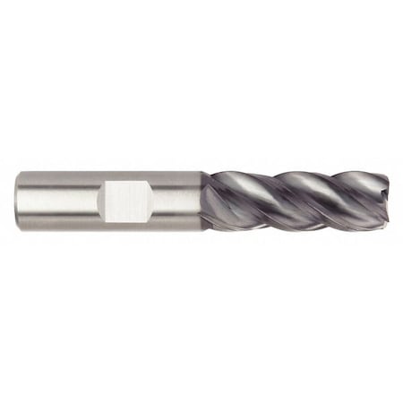 Sq. End Mill,Single End,Carb,3/4