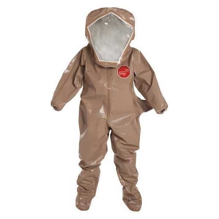 Encapsulated Suit, 6 PK, Tan, Tychem(R) 5000, Zipper