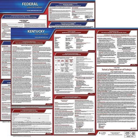 Labor Law Poster Kit,KY,Spanish,27 In. W