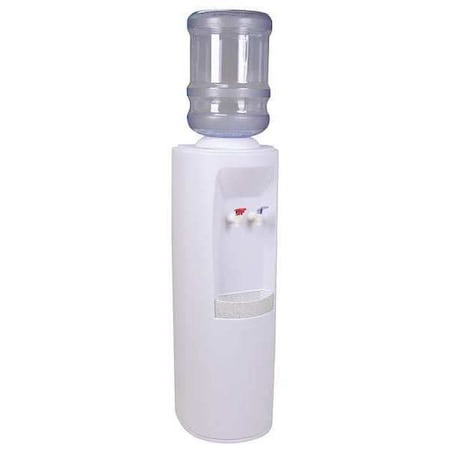 Cold, Hot Bottled Water Dispenser - White
