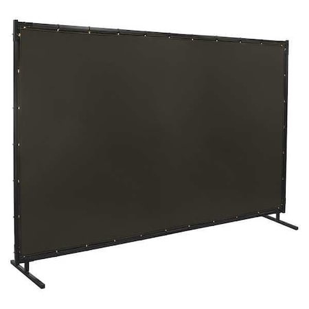 Welding Screen,10 FtW,6 Ft,Charcoal Gray