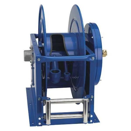 Spring Rewind Dual Hose Reel, 1/2 Hose Dia., 50 Ft. Length