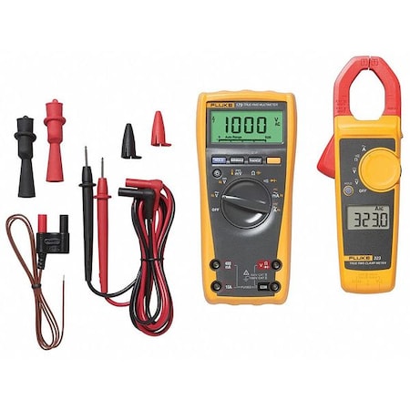 Digital Multimeter Kit, 1,000 Max. AC Volts, 1,000 Max. DC Volts, 400 Max. AC Amps, 10 Max. DC Amps