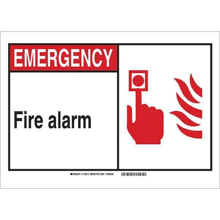 Safety Sign, 10Hx14W, Plastic, Thickness: 0.035