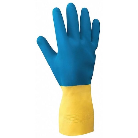 12 Chemical Resistant Gloves, Neoprene, S, 1 PR