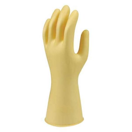 13 Chemical Resistant Gloves, Natural Rubber Latex, 7-1/2, 1 PR