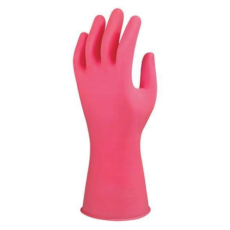 13 Chemical Resistant Gloves, Natural Rubber Latex, 9-1/2, 1 PR