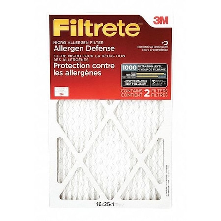 Allergen Defense Pleated Air Filter, 6 PK