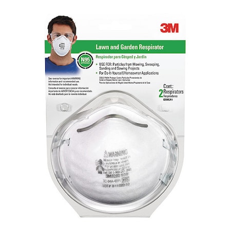 N95 Disposable Respirator, Universal, PK6