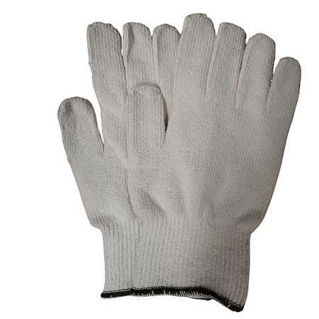 Heat Resist Gloves,Wht,L,Terry Cloth,PR