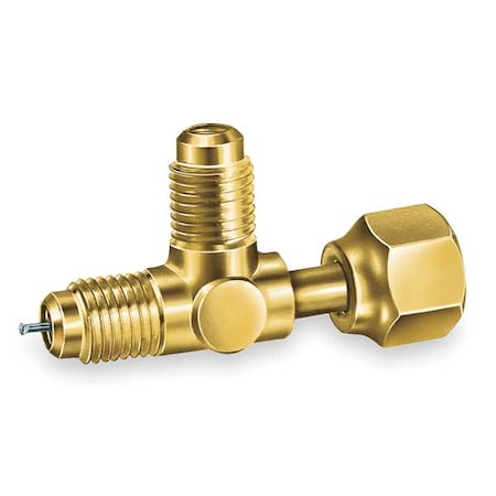 1/4 Access Valve Tee W/ Flare Nut,PK3