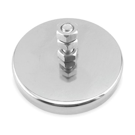 Round Base Post Magnet,65 Lb.