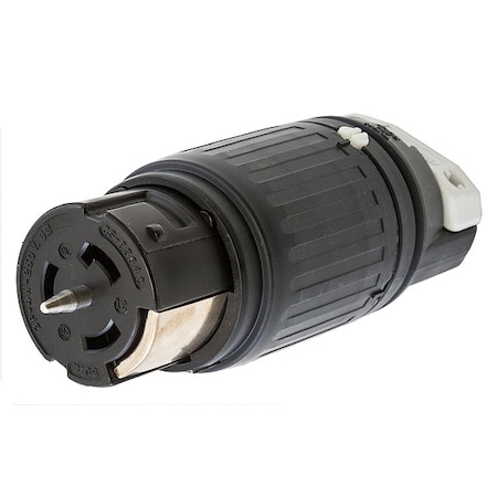 50A Twist-Lock Connector 3P 4W 250VAC BK/WT