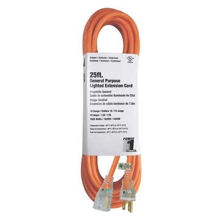 25 Ft. 16/3 Extension Cord SJTW
