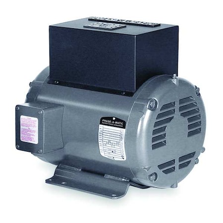 Phase Converter,Rotary,3 HP,208-240V