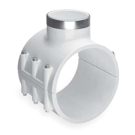 Saddle Clamp,Pipe 3 In,Outlet 1 1/2 In