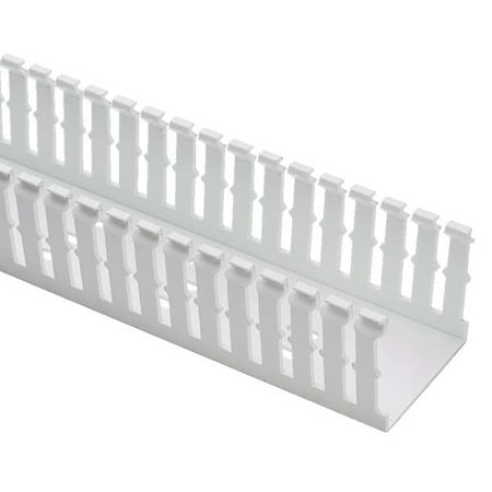 Wire Duct,Narrow Slot,White,4.25 W X 3 D