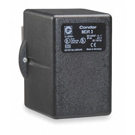 Pressure Switch, (1) Port, 3/8 In FNPT, 3PST, 45 To 160 Psi, Standard Action