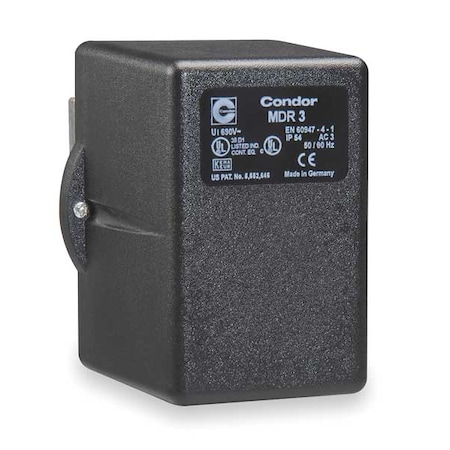 Pressure Switch, (1) Port, 3/8 In FNPT, 3PST, 45 To 160 Psi, Standard Action