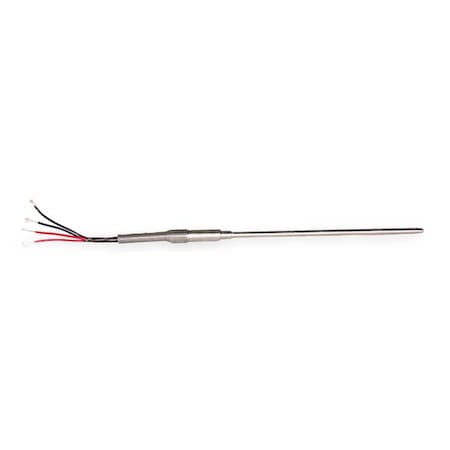 RTD Probe,100 Ohm,Length 12 In,1112 F