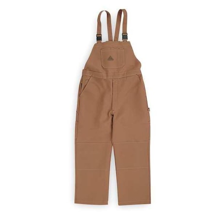 Bib Overalls, Brown, Cotton/Nylon