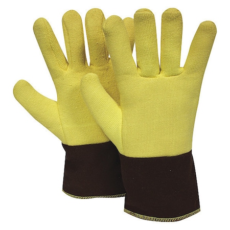 Heat Resistant Gloves,Ylw, L,PR