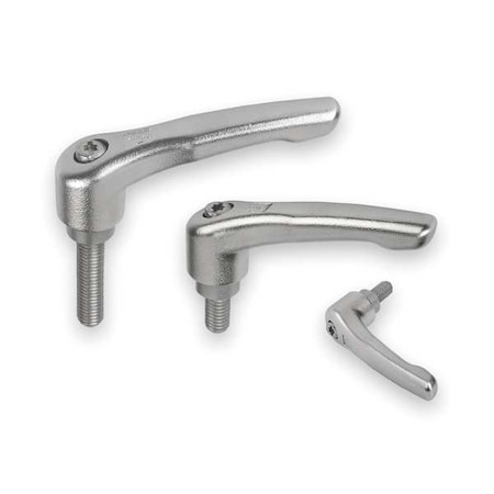 Adjustable Handle, Size: 3 5/16-18X50, Entirely Stainless Steel, Electropolished