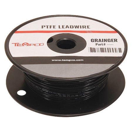 High Temp Lead Wire,14 Ga,Black