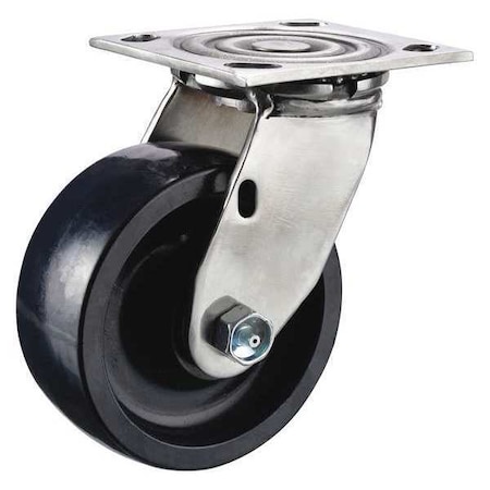 Swivel Plt Cstr,1000 Lb.,Stainless Steel