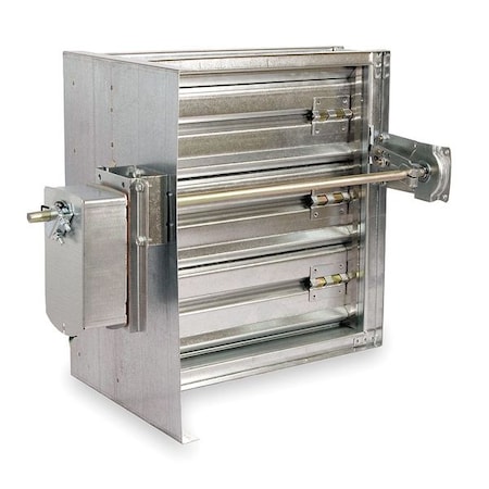 Square Smoke Damper,17-3/4 In. W