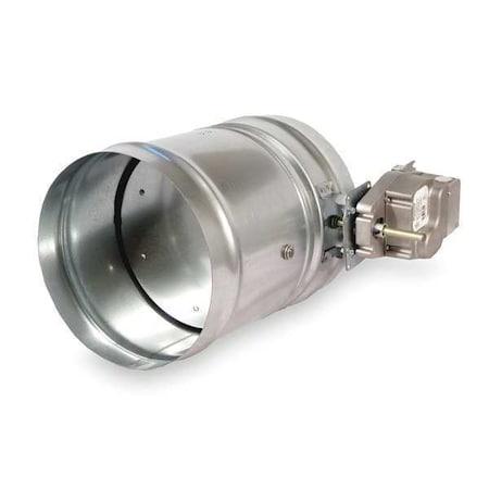 Round Smoke Damper,120V,8-1/4 In. D