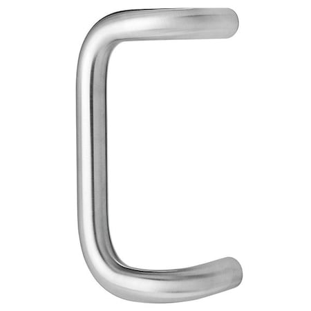 Offset Pull Handle, Clips/Fasteners, Brass, Clips/Fasteners