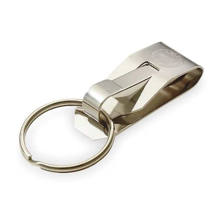 Secure-A-Key® Clip On. No. 404. Stainless Steel Key Ring