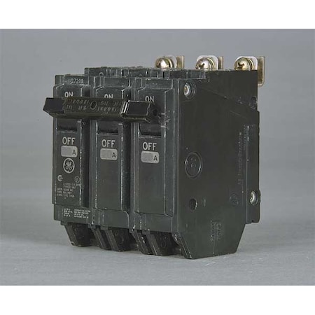 Miniature Circuit Breaker, 20 A, 120/240V AC, 3 Pole, Bolt On Mounting Style, THHQB Series