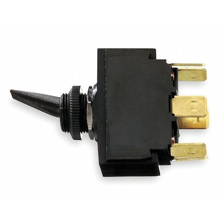Marine Toggle Switch, DPDT, 6 Connections, On/Off/On, 15A @ 12VDC