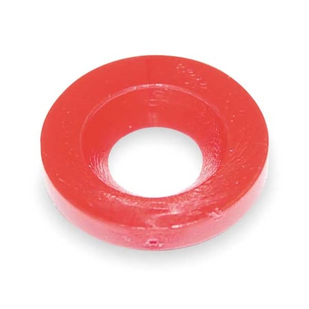 Index Button, Red, Plastic