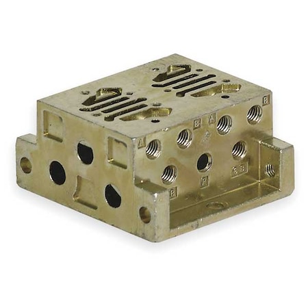 Manifold Block,2 Stations,10-32 UNF-B