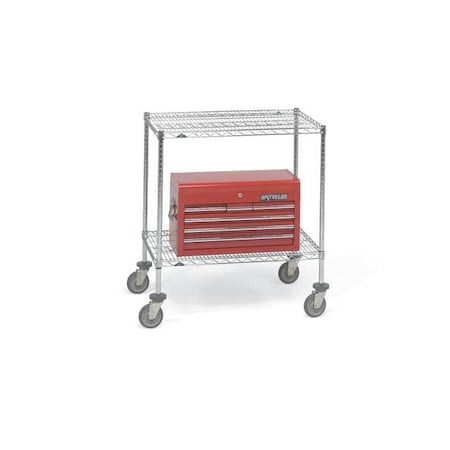 Wire Cart,24 In. W,60 In. L,Wire