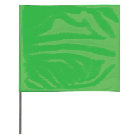 Marking Flag,Fluor Green,Vinyl,PK100